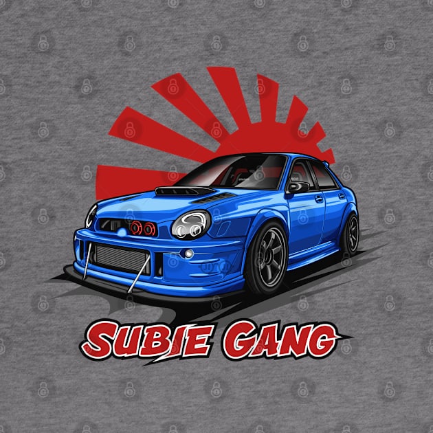 Subie Gang STi - Japan Edition (Blue) by Jiooji Project